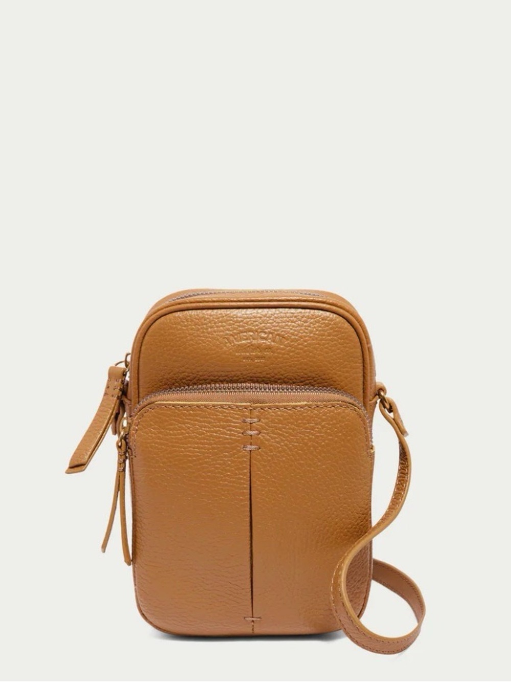 NEW American Leather Co. Cleveland Crossbody Tan Travel Everyday Bag Purse